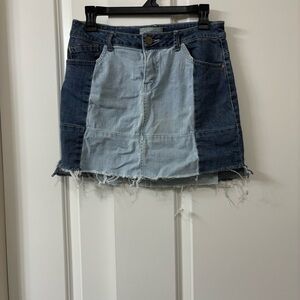 Y2K 2 Toned Denim Skirt